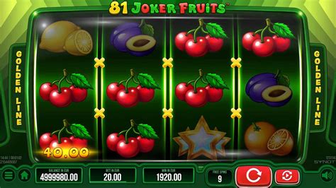 81 joker fruits play  GOLD | TSUNAMI 1